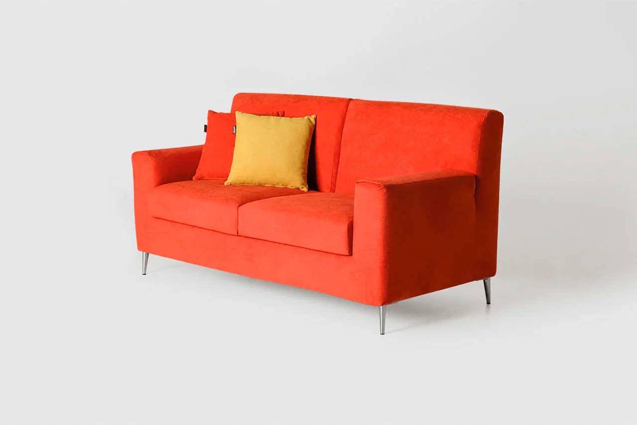 Divano due posti Polar colore orange