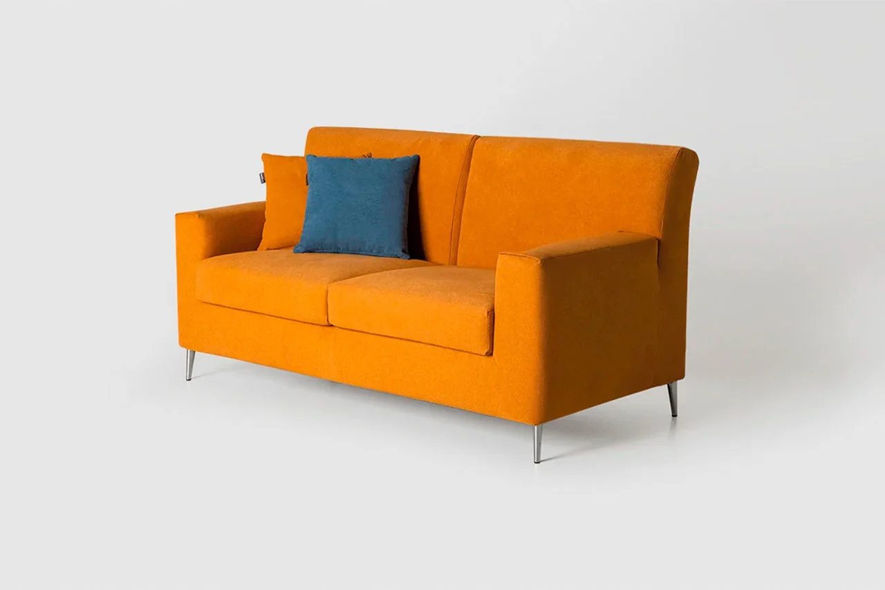 Divano due posti Polar colore mango