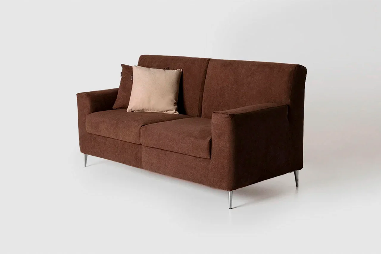 Divano due posti Polar colore brown